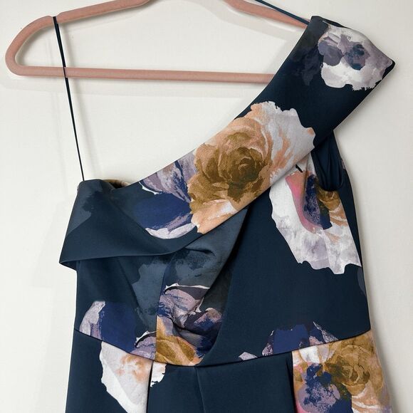 Keepsake The Label One Shoulder Mini Dress Navy Blue Women’s M - Picture 5 of 16